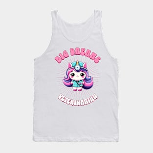 Big Dreams Veterinarian Unicorn | Dream Big! Tank Top